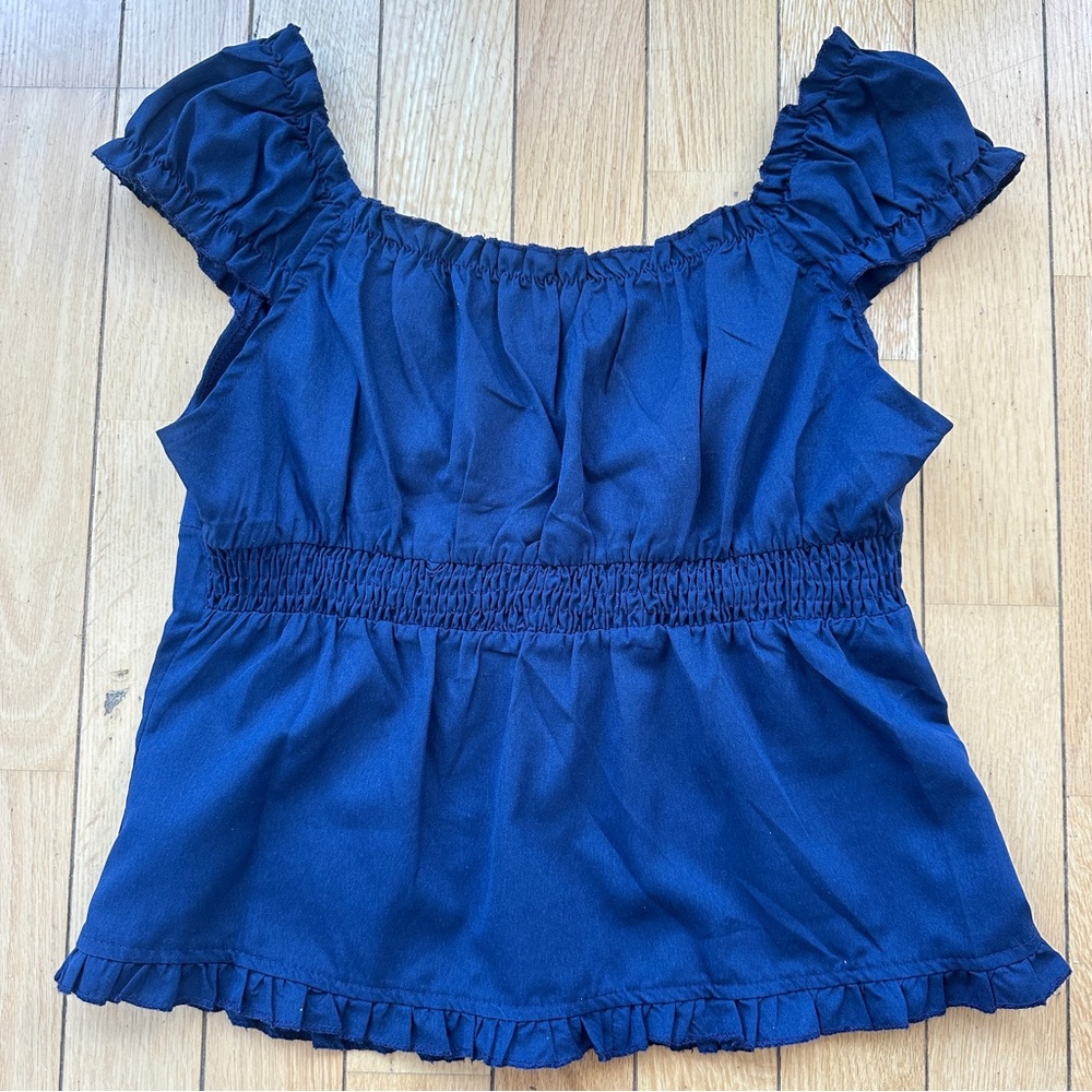 button down v-neck - Picture 4 of 4